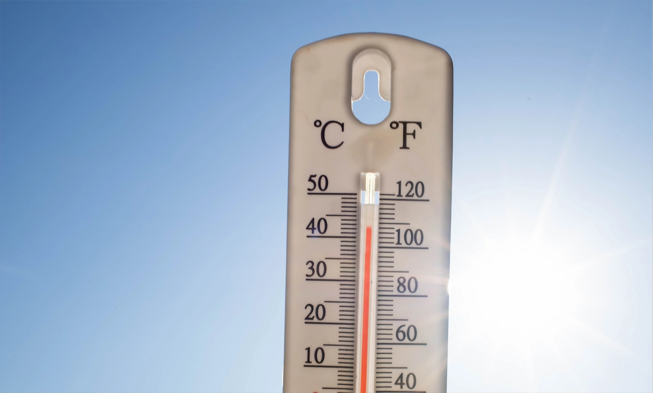 Thermomètre qui affiche plus de 40 degrés